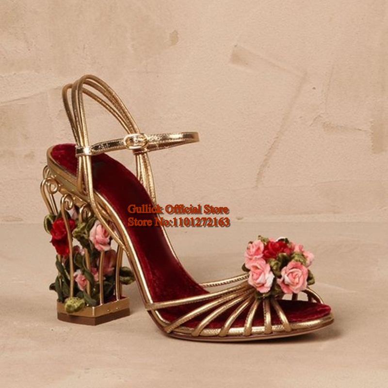 Luxury Bird Cage Women Sandals - Sandal Strappy Heeled ulasan dan harga
