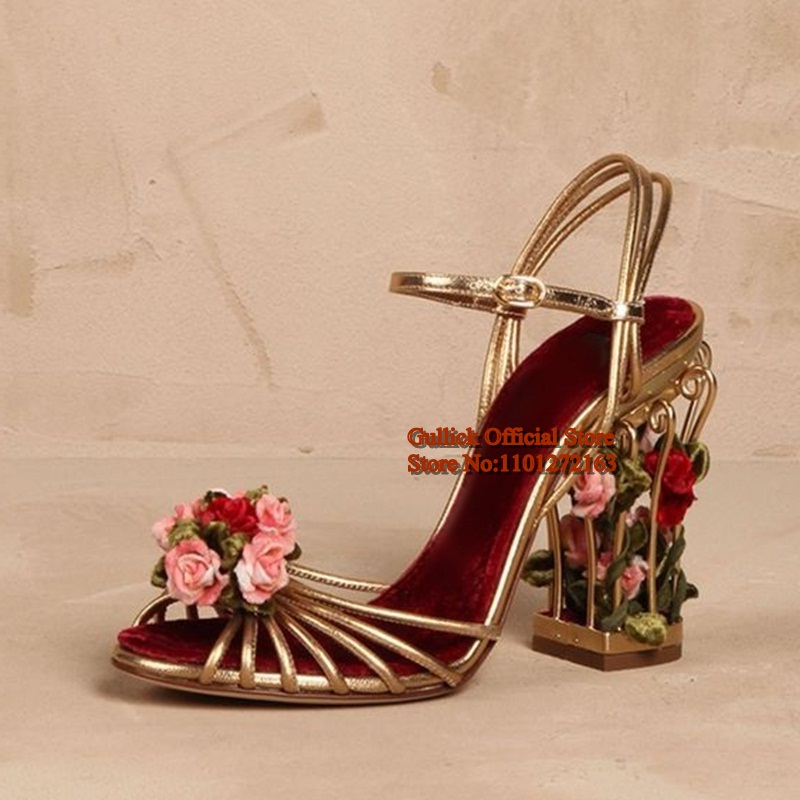 Luxury Bird Cage Women Sandals - Sandal Strappy Heeled ulasan dan harga