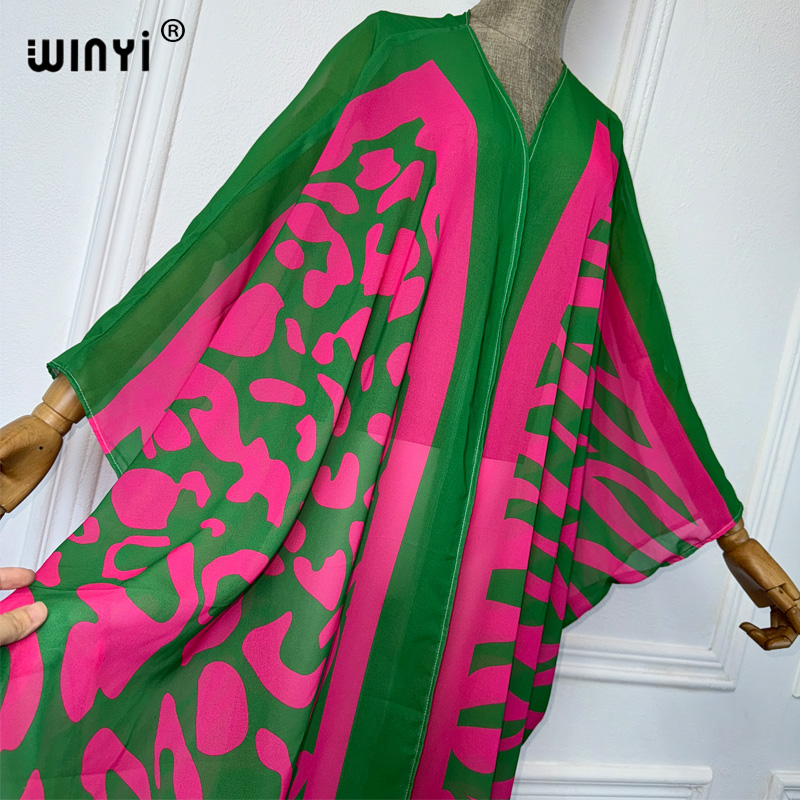 WINYI Africa Bohemia print Kim - Cover Up Kaftan ulasan dan harga