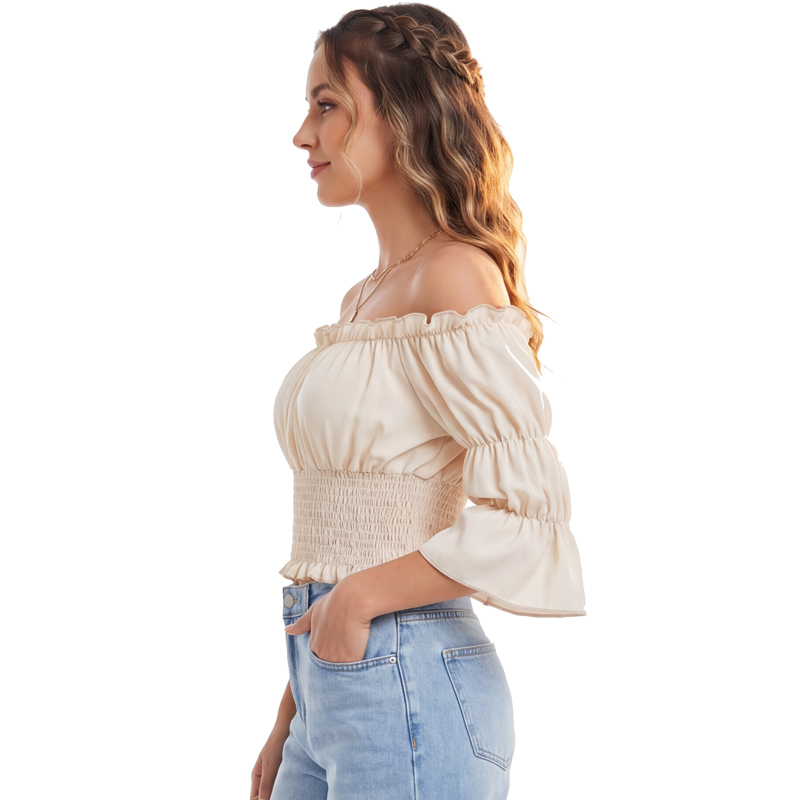 Renaissance Blouse Women Top w - Blouse Off Shoulder ulasan dan harga
