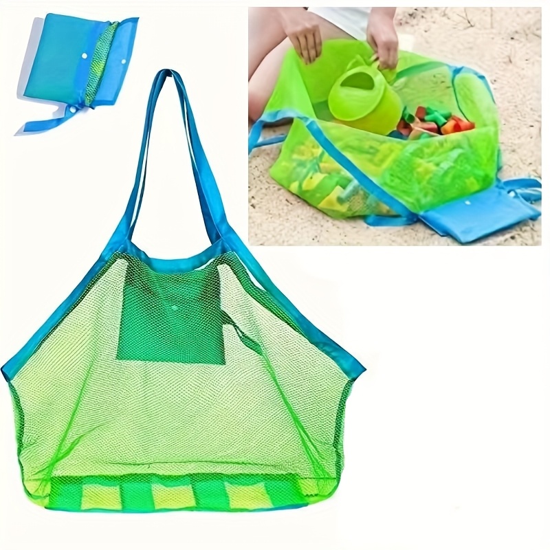 1pc Large Mesh Beach Tote Bag  - Tote Bag Beach ulasan dan harga