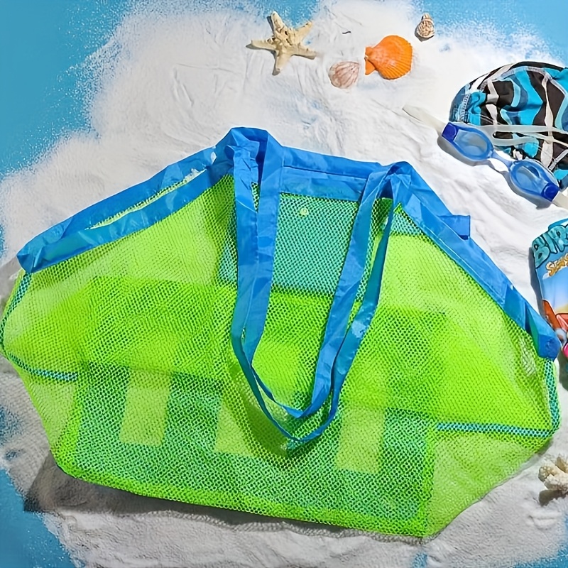1pc Large Mesh Beach Tote Bag  - Tote Bag Beach ulasan dan harga