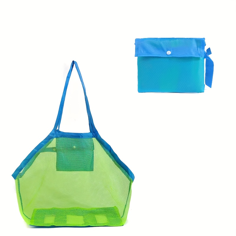 1pc Large Mesh Beach Tote Bag  - Tote Bag Beach ulasan dan harga