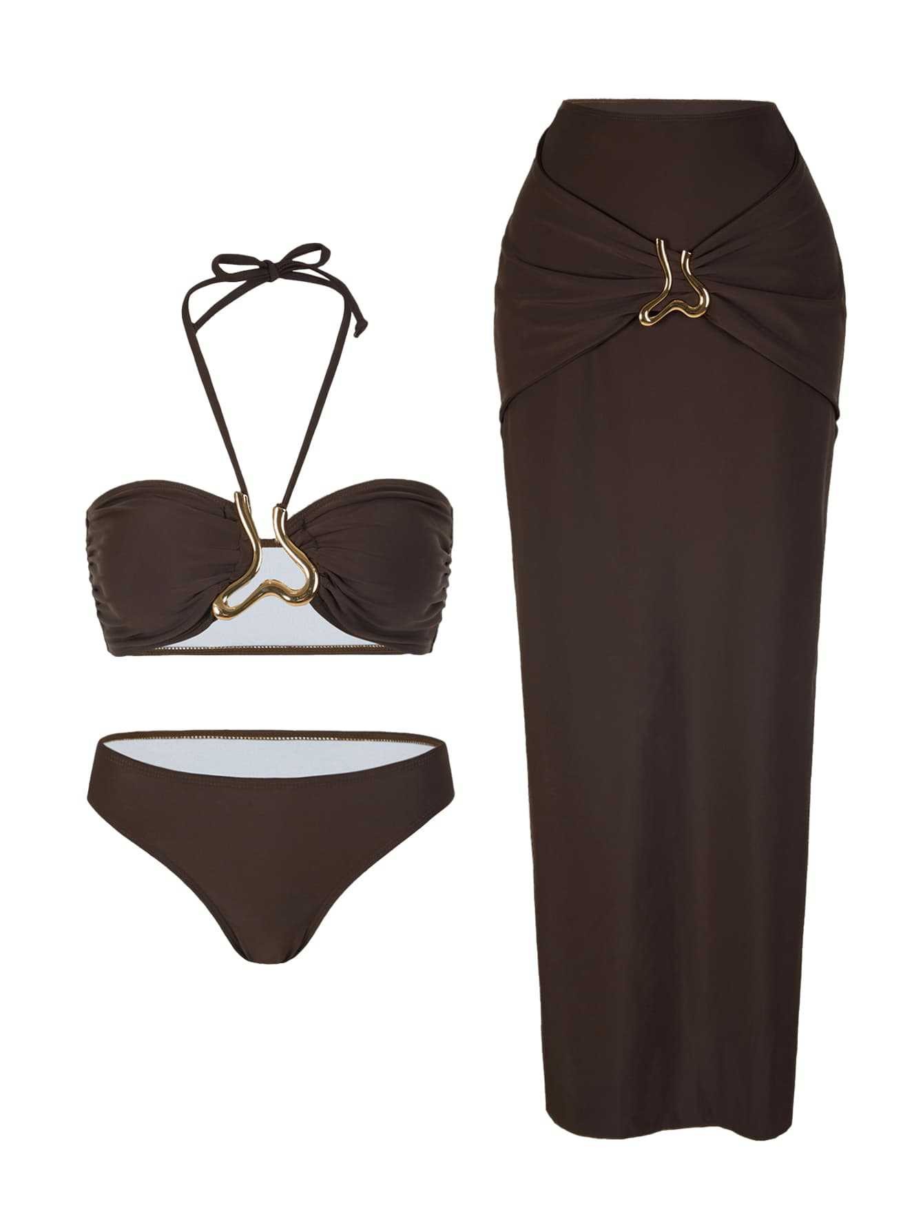 Women Sleeveless Tankini Bikin - Swimsuit Bikini Ruched ulasan dan harga
