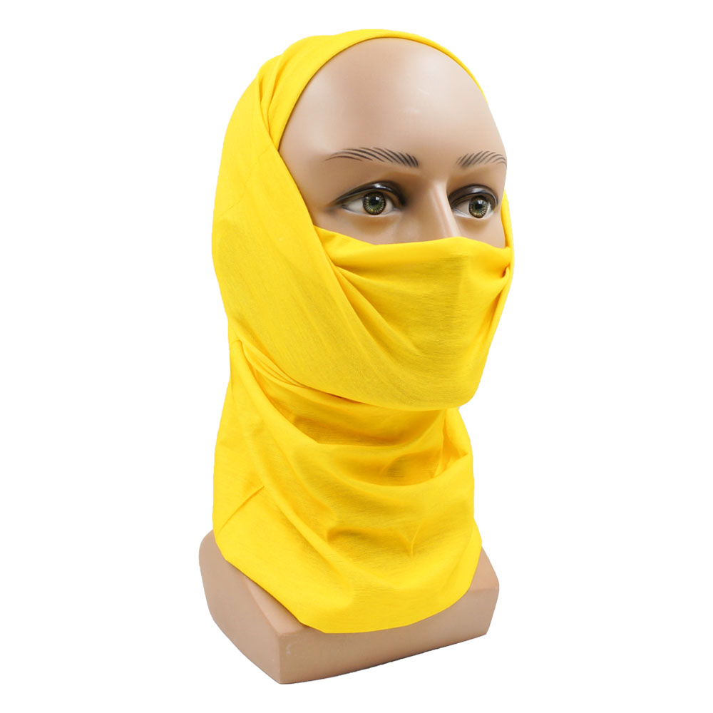 Yellow Multifunction Cycling N - Headband Summer Knit ulasan dan harga