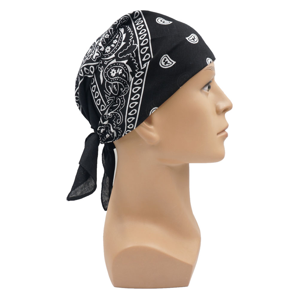 100% Cotton Paisley Bandana Bo - Headband Summer Knit ulasan dan harga