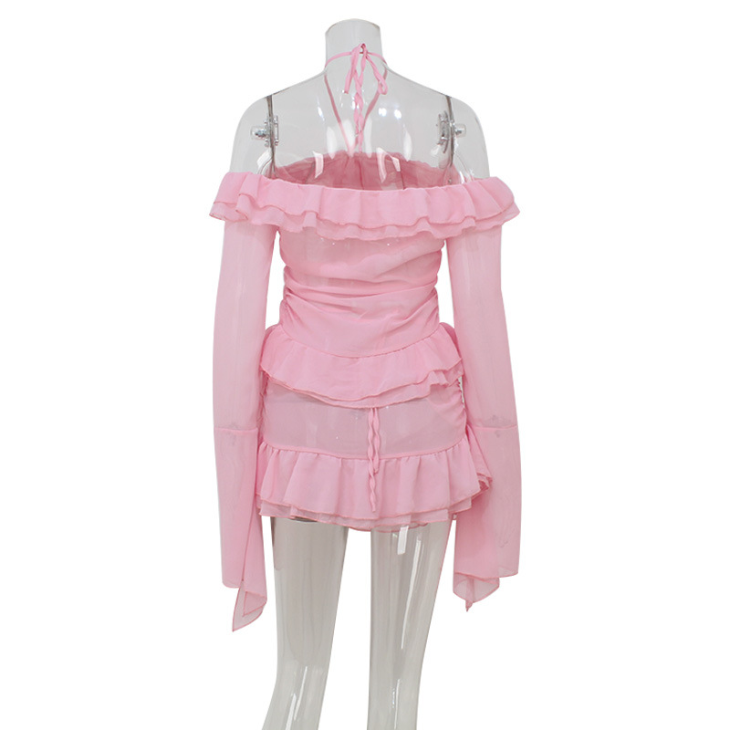 Women Holiday Sweet Ruffles 2  - Blouse Off Shoulder ulasan dan harga