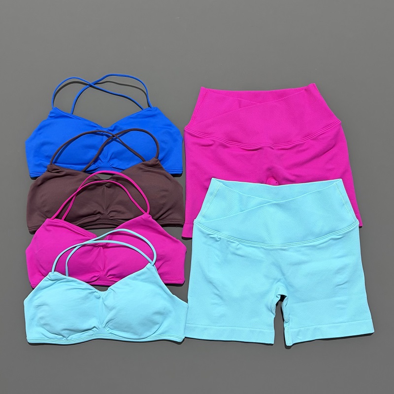 2 Piece Vision Gym Set Women Y - Crop Top Crochet ulasan dan harga