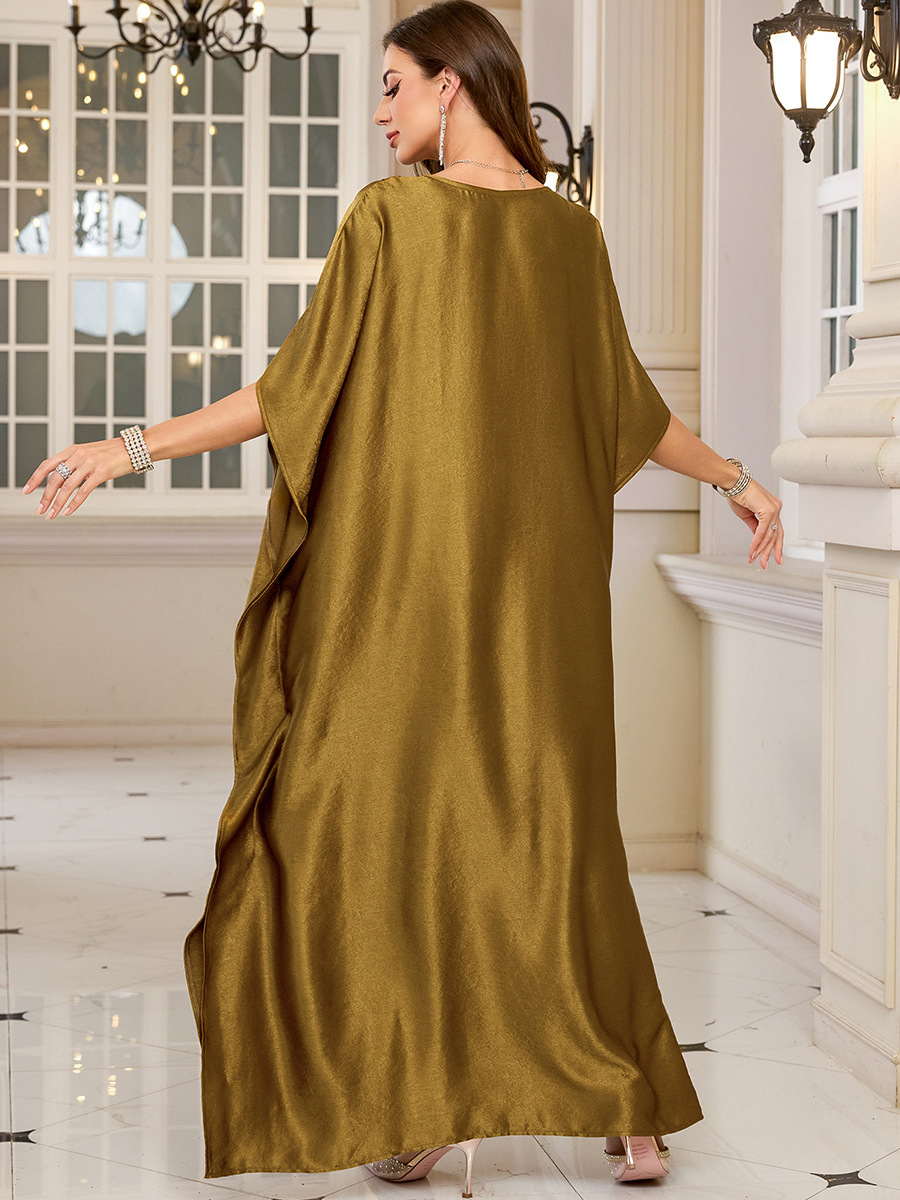 Women Embroidered Long Caftans - Cover Up Kaftan ulasan dan harga