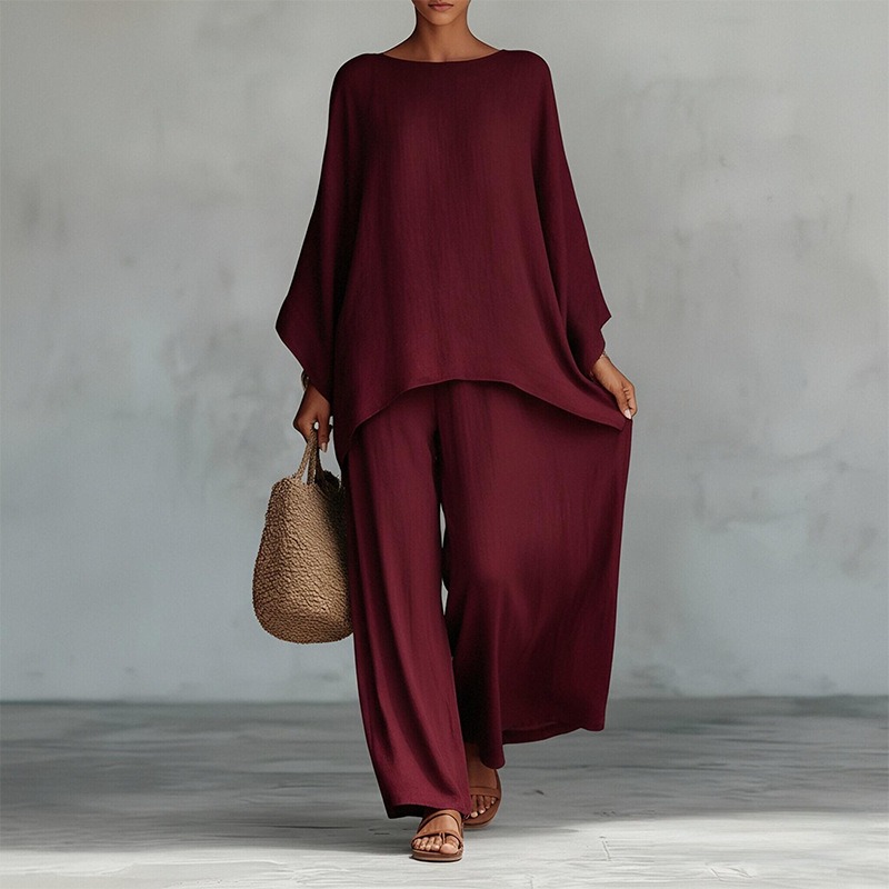 Spring New Fashion Linen Loose - Linen Pant Wide ulasan dan harga