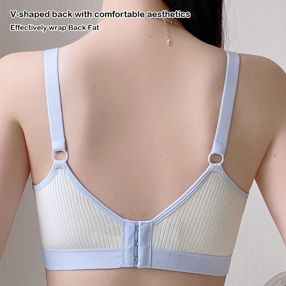 Fashion Double Buckle Nursing  - Bralette Triangle Set ulasan dan harga