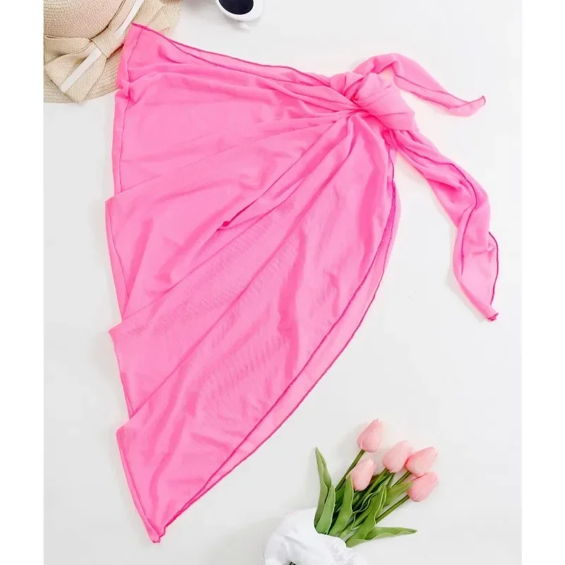 Summer Beach Dress Wrap Sheer  - Cover Up Kaftan ulasan dan harga