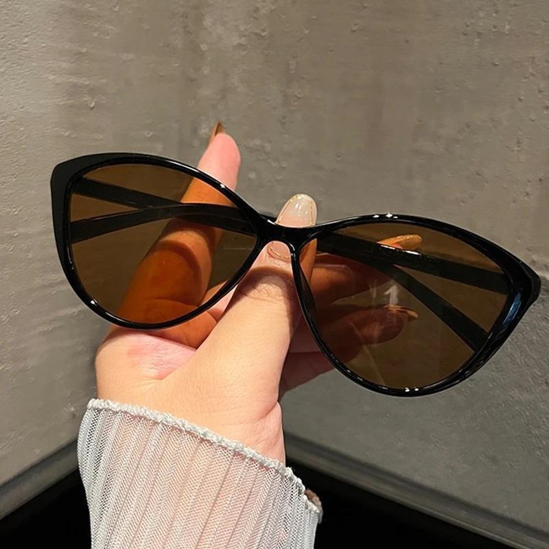 1Pc Retro Frame Cat Eye Sungla - Sunglasses Cat Eye ulasan dan harga